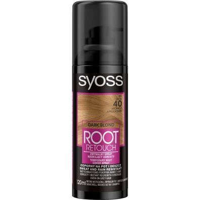 Syoss Ansatz Retuschierspray Dunkelblond - Kaschierung & Aufhellen, 120ml