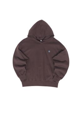 MAZINE Women Hoodie Back Print eggplant/courage print