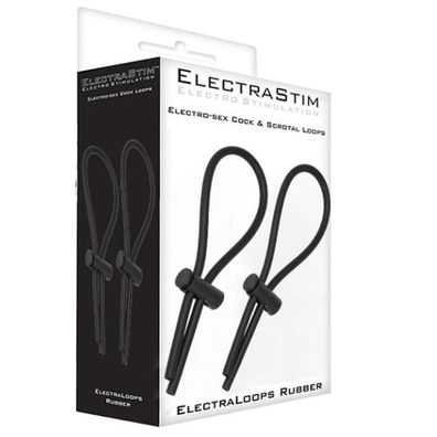 Electrastim – Gummi justierbare Penis- und Skrotalschlingen