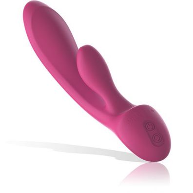 Intense - LUIGI RABBIT Vibrator ROSA Flüssiges Silikon