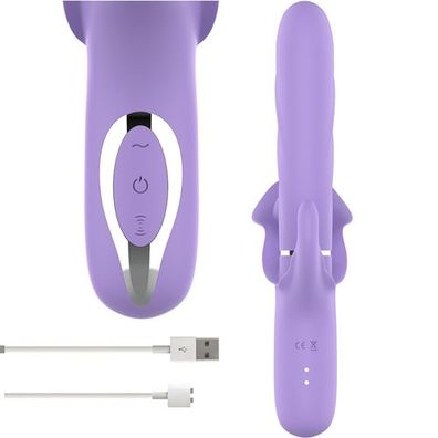 Intense - BILLIE Multifunktions-wiederaufladbarer Vibrator MIT SAUG- UND Pulsierendem