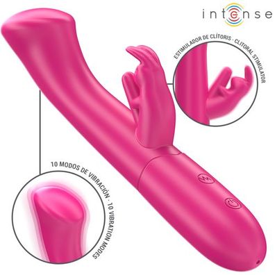 Intense - Julieta RABBIT Vibrator 18,6 CM 10 Vibrationen ROSA