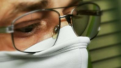 Mund-Nasen-Bedeckung - Community Maske gemacht für Brillenträger