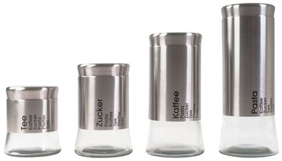 Vorratsgläser Vorratsdose Kaffeedose Zuckerdose Frischhaltedose Vorratsglas Glas