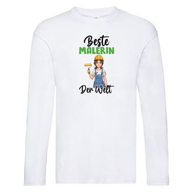 Beste Malerin | Malerinnen v2 Long Sleeve Weiß