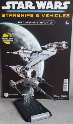 STAR WARS Deagostini Fanhome Din Djarins N-1 Starfighter ISSUE 83 OVP & NEU