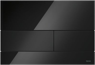 WC-Betätigungsplatte square WC-Betätigungsplatte f. 2-Mengentechn. Gl schw. T. schwar