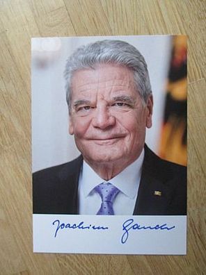 Bundespräsident Joachim Gauck - Autogramm!!!