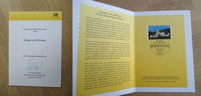 Deutsche Post Chef Dr. Frank Appel Autogramm & Sonderpostwertzeichen 2014!