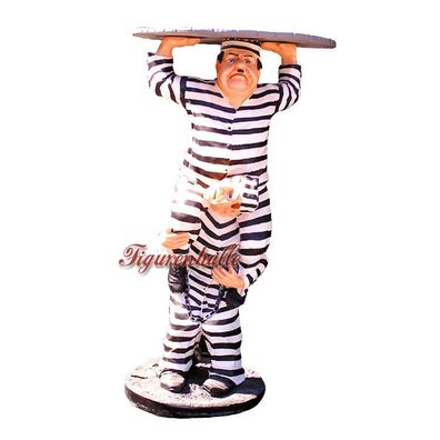 Komiker Duo Dick & Doof Figur Statue Tisch Deko Sträflinge Tisch Möbel Dekoration 80c