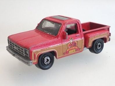 Chevy Stepside Pick-up rot Matchbox Superfast MB991 Modellauto