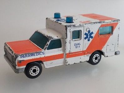 U.S. Ambulance Matchbox Superfast 1977 No.41 Modellauto