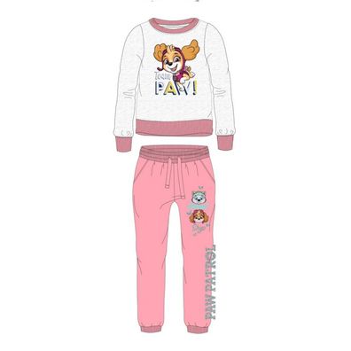 Freizeit- / Trainingsanzug PAW Patrol mit Skye "Team PAW!"" grau-pink