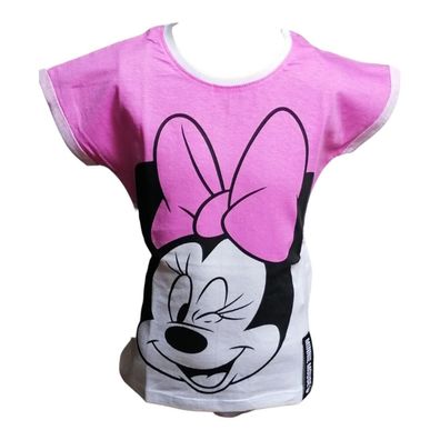 Minnie Mouse Kurzarm-Shirt für Mädchen | Größen 104–134 | Leicht & Lufti