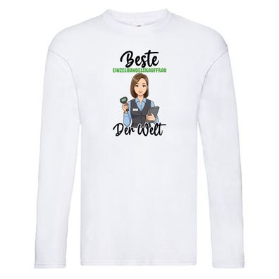 Beste Einzelhandelskauffrau | Einzelhandel v2 Long Sleeve Weiß