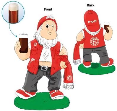 Fortuna Düsseldorf Gartenzwerg Fan 2023356