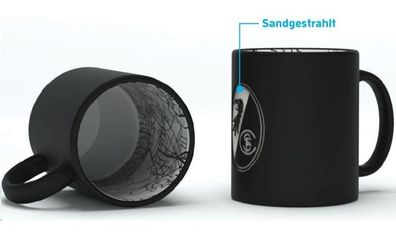 SC Freiburg Tasse Prag Sandgestrahlt 3023230