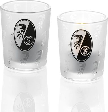 SC Freiburg Windlicht Wappen 2er-Set 2023199