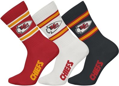 Kansas City Chiefs 3pk Crew Socks 5600451