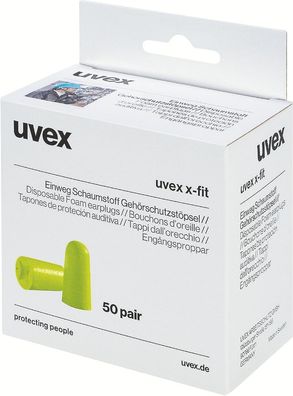 Uvex Gehörschutzstöpsel X-Fit 13 Snr 37 Db 2112013 50 Paar