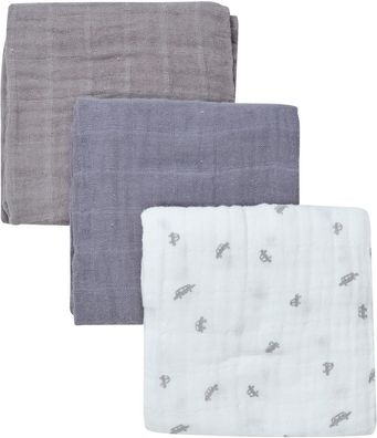 Pippi Babywear Kinder Windel Organic Cloth Muslin (3-Pack) 6669