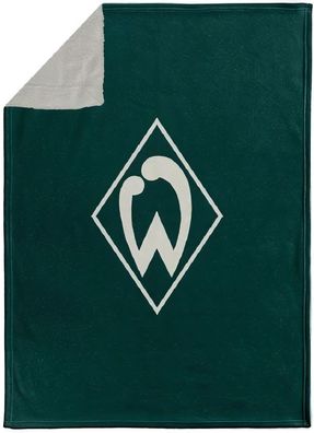 SV Werder Bremen Kuscheldecke Raute 4023457 150x200cm
