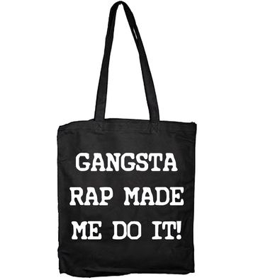 Hybris Gangsta Rap Made Me Do It Tote Bag SH-4-13062-H17-5