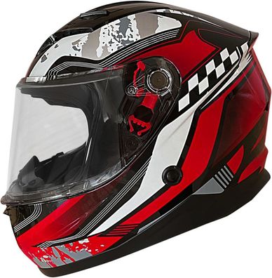 Rocc Kinder RO 444312 42 Jr Integralhelm Rot