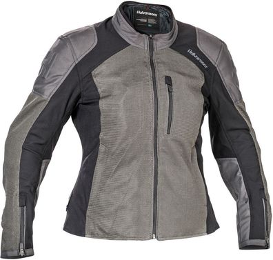 Halvarssons Damen Motorrad Jacke Textile Jacket Arvika Woman Black/Grey 710-23050590