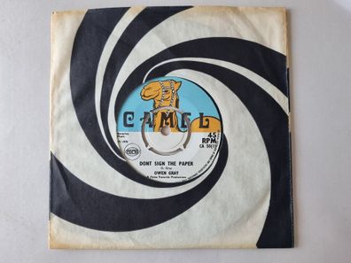 Owen Gray - Don't sign the paper 7'' Vinyl UK