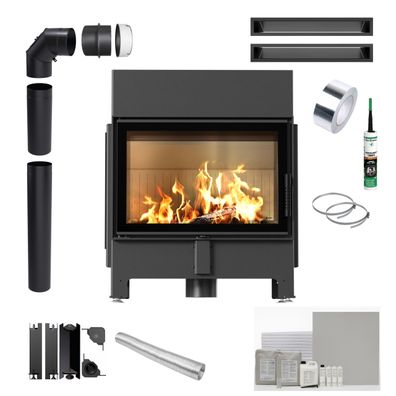 Kamin KRATKI ZIBI ECO 9,9 kW Ø 180