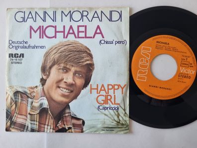 Gianni Morandi - Michaela (Chissa' pero') 7'' Vinyl Germany SUNG IN GERMAN