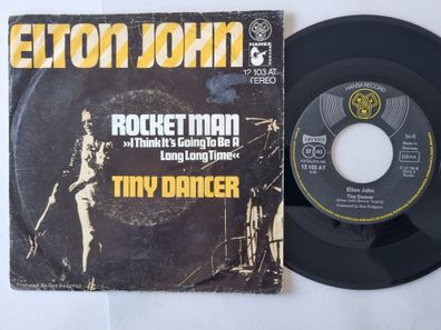 Elton John - Rocket Man/ Tiny Dancer 7'' Vinyl Germany/ READ FOR Condition!