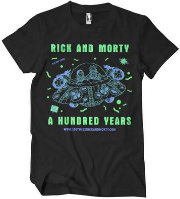 Rick and Morty A Hundred Years Big Tall T-Shirt WB-1-RM004-H72-17