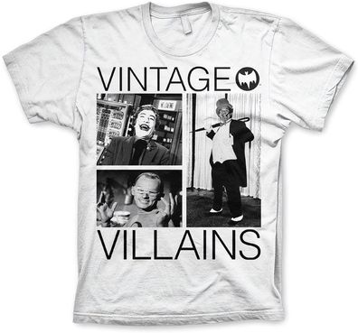 Batman Vintage Villains Big Tall T-Shirt WB-1-BAT021-H45-16