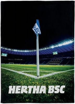 Hertha BSC Berlin Fleecedecke Eckfahne 4023532