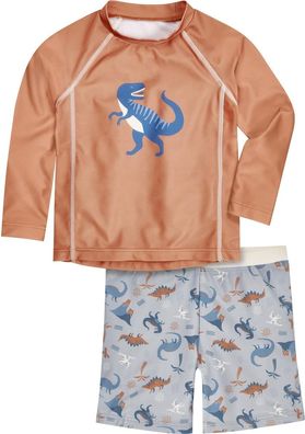 Playshoes Kinder Uv-Schutz Set 1/1-Arm Dino 461410