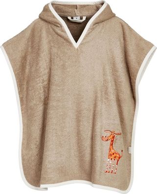 Playshoes Kinder Frottee-Poncho Wildtiere 340072