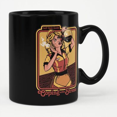 Steven Rhodes Tasse/Kaffeebecher Coping With Stress Mug