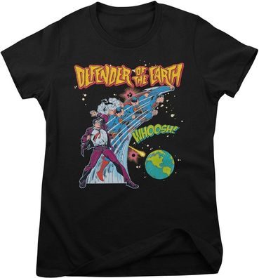 Superman Damen T-Shirt Defender Of The Earth Girly Tee WB-5-SUP023