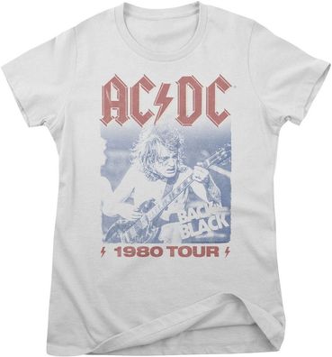 AC/DC Damen T-Shirt 1980 TOUR Girly Tee PS-5-ACDC024