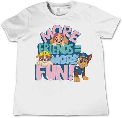 Paw Patrol Kinder T-Shirt More Friends Fun Kids Tee NIC-12-PP003-DTF534