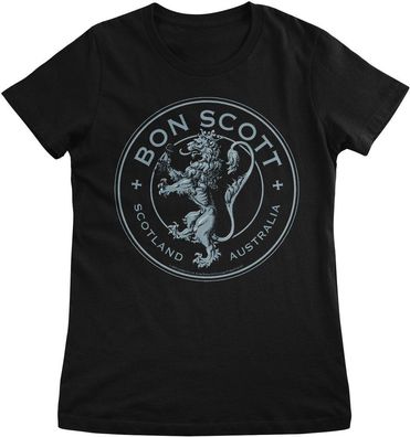 AC/DC Damen Bon Scott Seal Girly Tee PS-5-BSCT002-H90-12