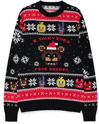 Five Nights At Freddy'S - Survived Knitted Christmas Jumper