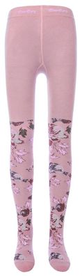 Mädchen / Baby Strumpfhose * Rosenmotiv Rosa