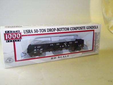 h0: 23951 Life-Like Proto 1000 Gondola Car C&O #29640, neuw./ovp/nie ausgepackt