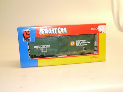 h0: 8462S Life-Like US- Güterwagen Box Car British Columbia Rail, neu/ovp