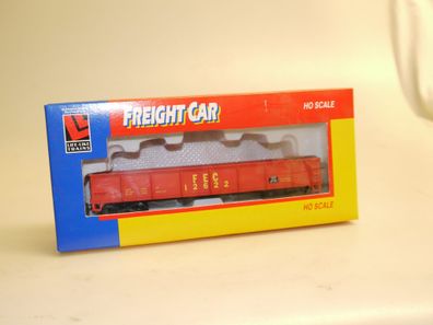 h0: 21910 Life-Like US- Güterwagen Gondola FEC, neu/ovp