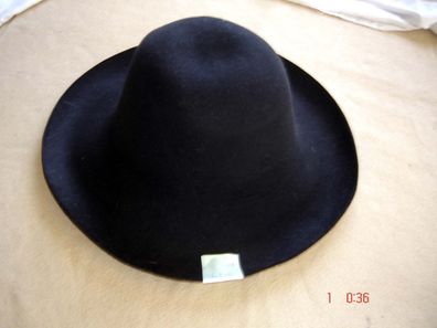 Hutstumpen Haar großer Capeline schwarz 150 gr Durchmesser 36cm Stu 812