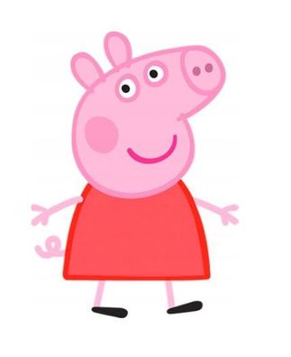 Peppa Pig Schwein Georg 14x10cm Essbar Tortenaufleger Torte Tortenbild Zuckerbild p04